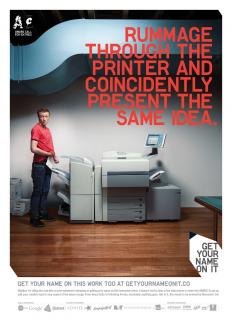 AWARD: Rummage through the printer